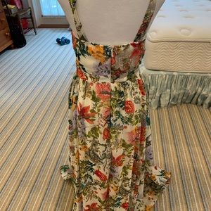 LULUS floral maxi dress